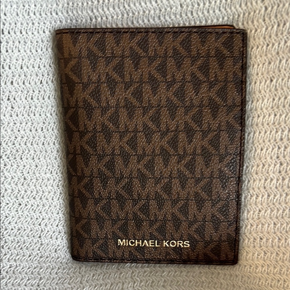 Michael Kors Brown Passport Holder